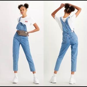 Levi's Tapered Overalls in Crazy Blue